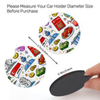 Custom Neoprene Car Coasters 2 pcs