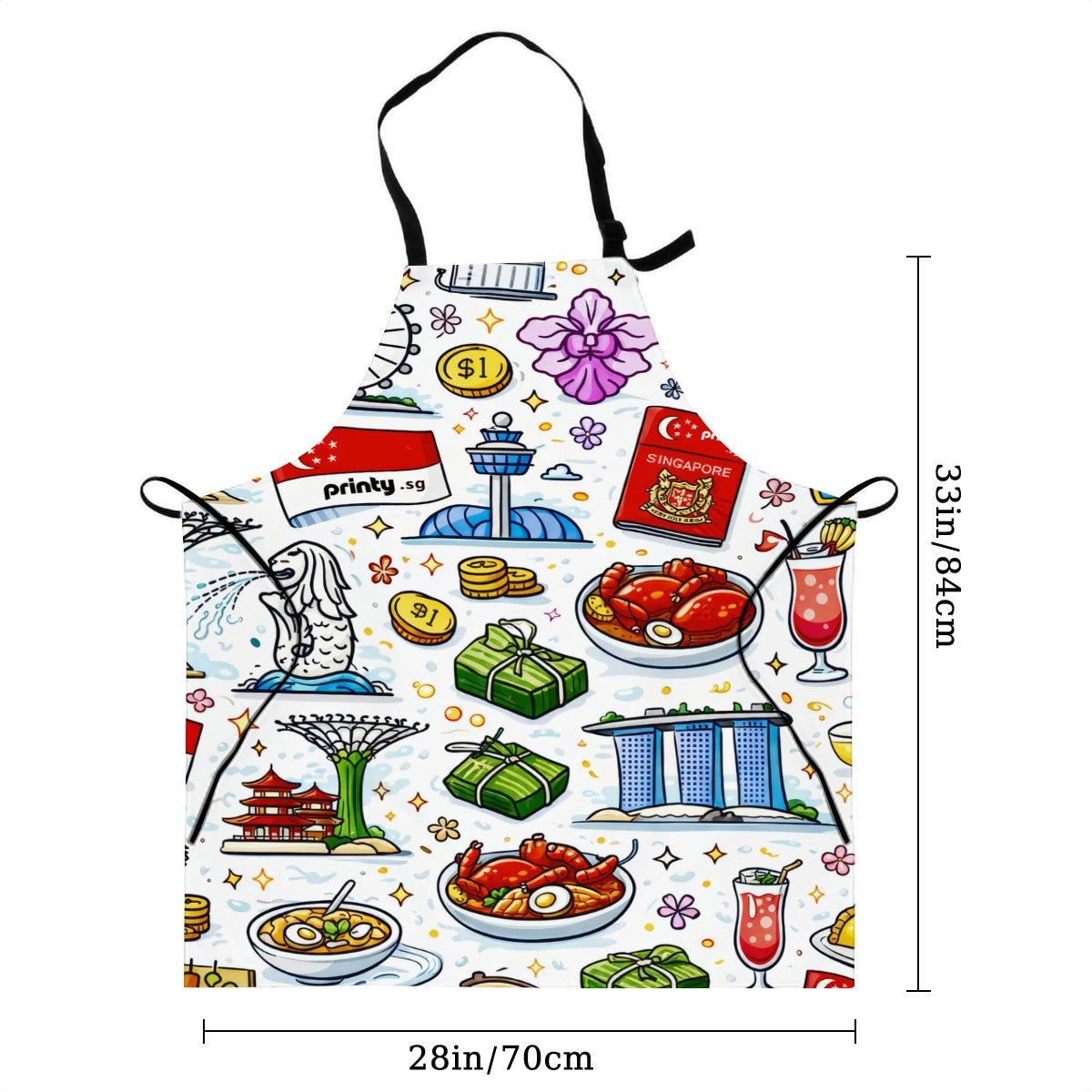 Custom Waterproof Apron with Pockets