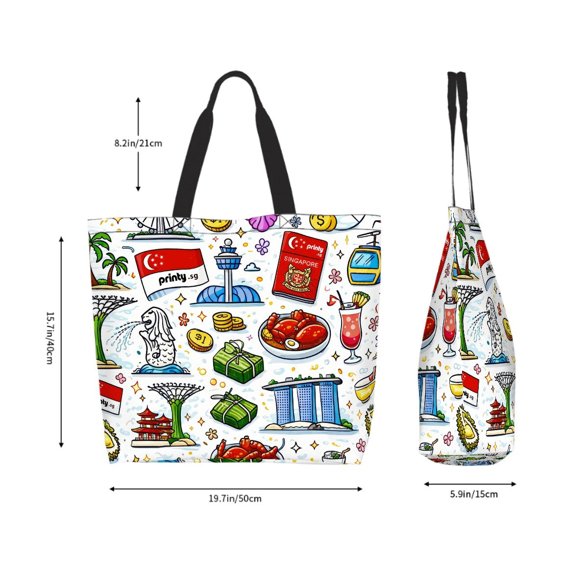Custom Women's Large Capacity Shoulder Bag