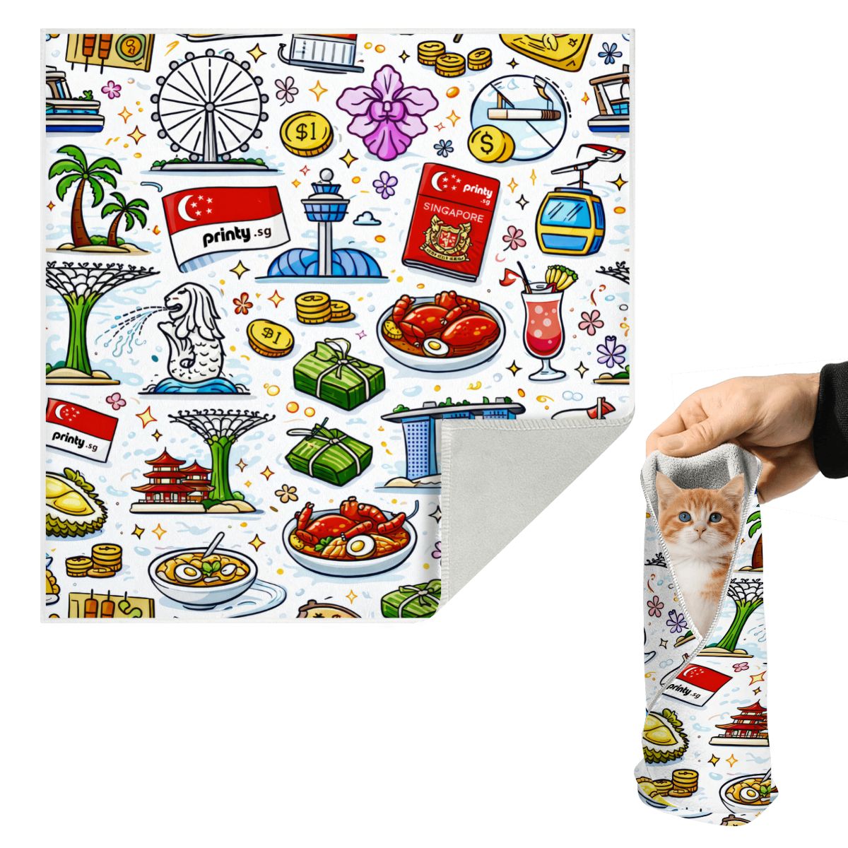 Custom Cat Grooming Wrap