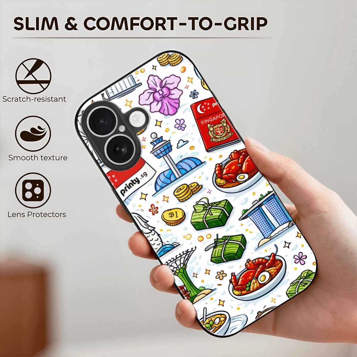 Custom iPhone 17 Glass Phone Case