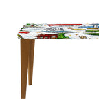 Custom Small Rectangle Anti-Oil Table Cover with Elastic Edged