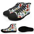 Custom Men's High Top Canvas Shoes (Customized Tongue)