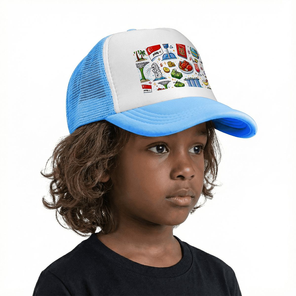 Custom Kids Mesh Baseball Cap