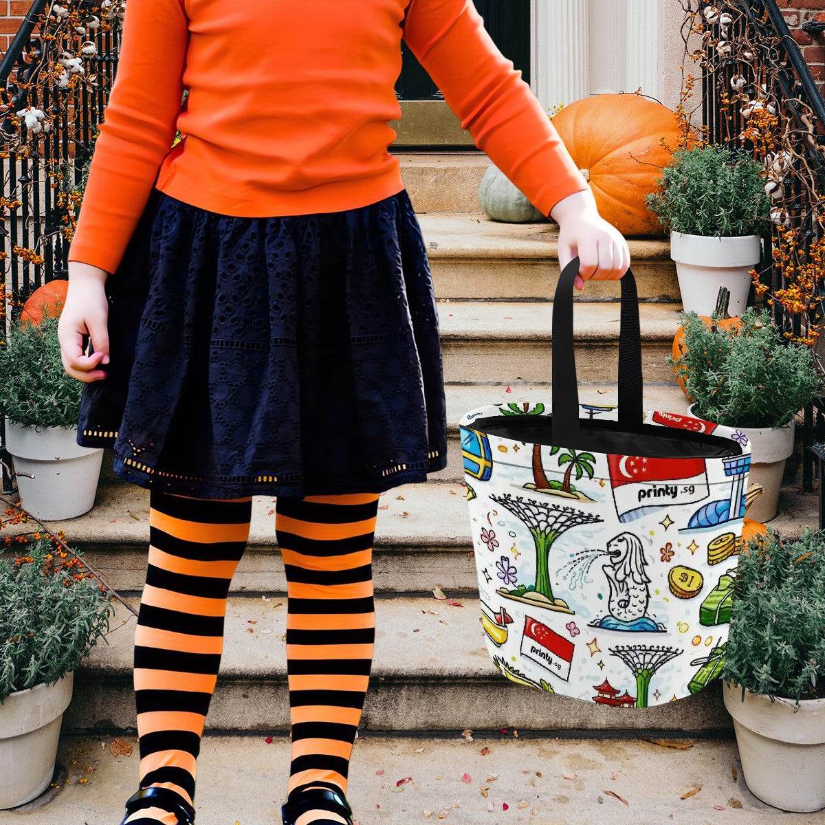 Custom Halloween Candy Bucket