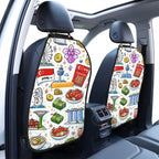 Custom Anti-kick Storage Mat For Car Seats 2pcs