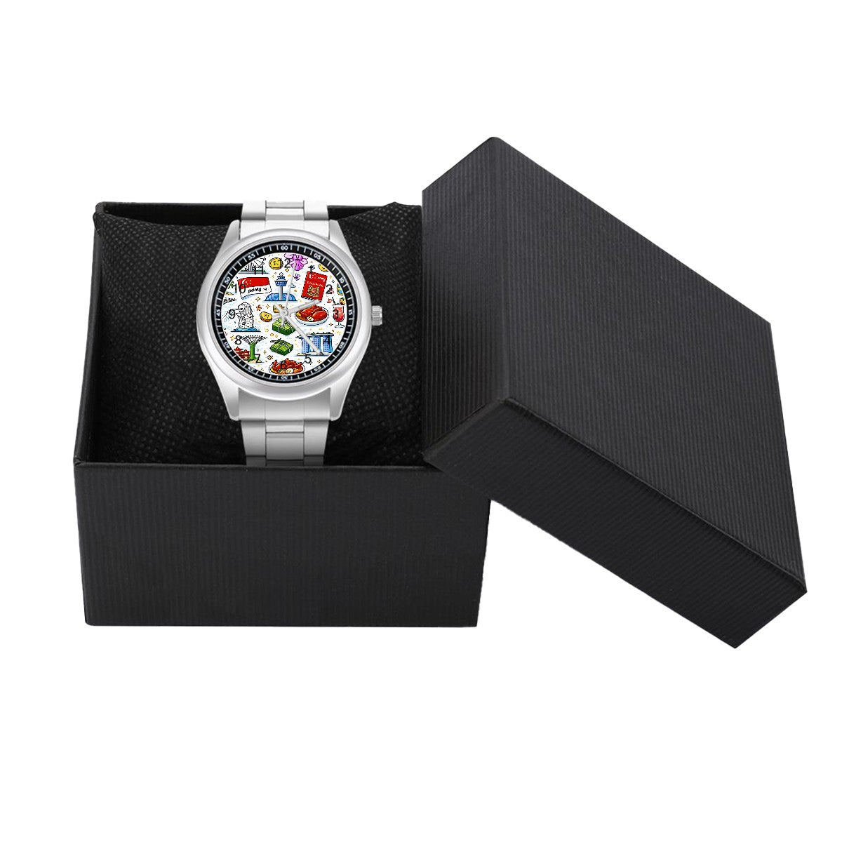 Custom Simple Stainless Steel Watch