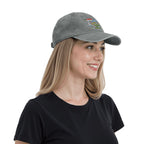 Custom Unisex Washed Denim Baseball Cap