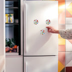Custom Round Shape Acrylic Fridge Magnets