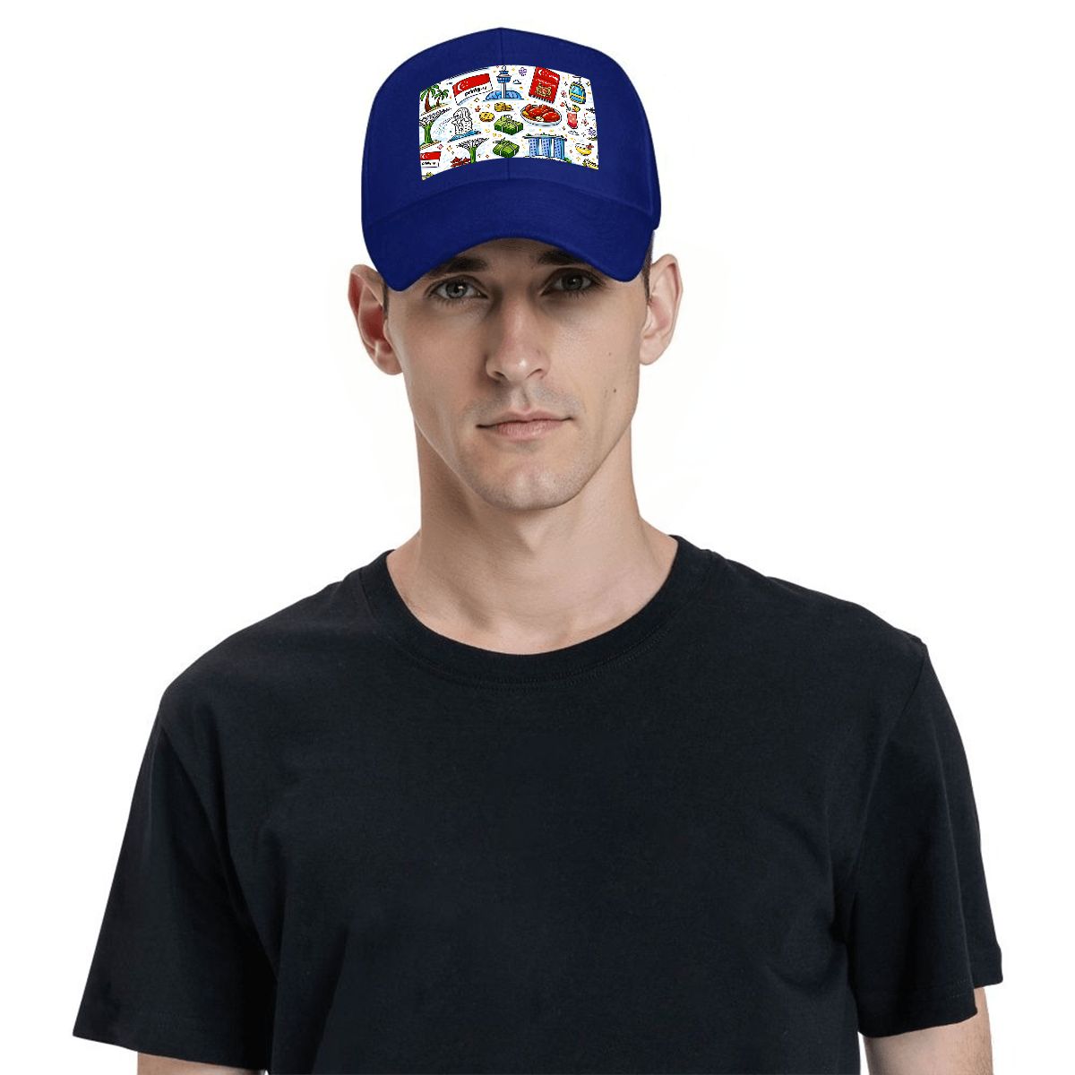Custom Curved Eaves Trucker Hat (Solid Color)