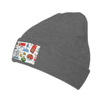 Custom Knitted Hat with Velvet Patches