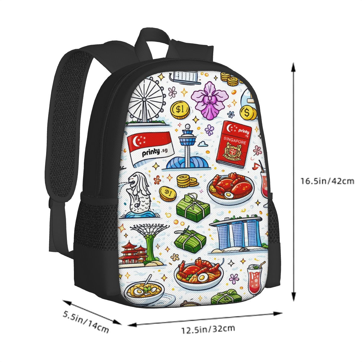 Custom Large Capacity Oxford Backpack