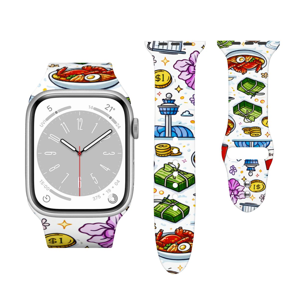 Custom Double Buckle Apple Watch Band