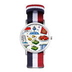 Custom No Scale Watch With Woven Watch Band