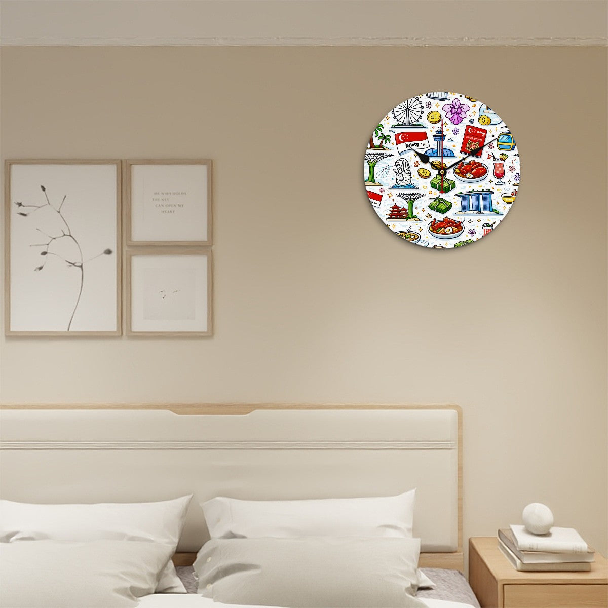 Custom Wooden Wall Clock