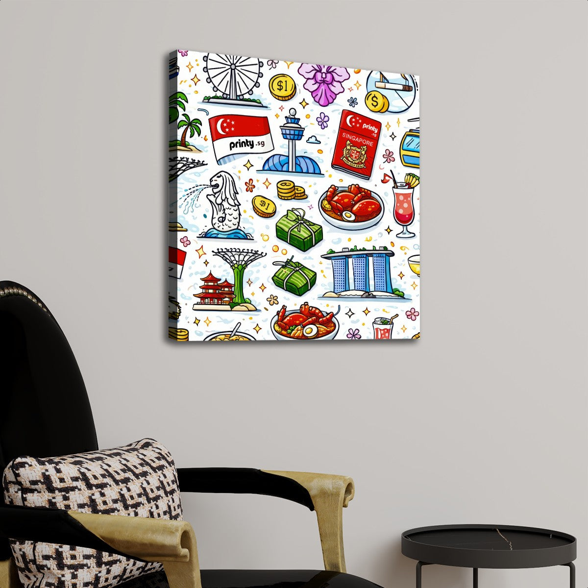 Custom Square Canvas Prints Wall Art