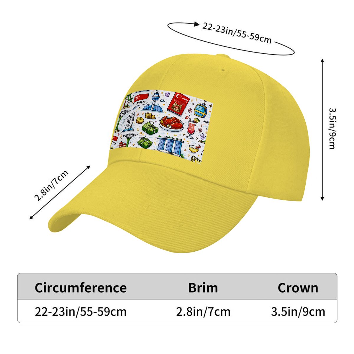 Custom Curved Eaves Trucker Hat (Solid Color)