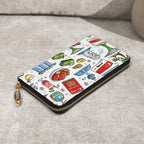 Custom Horizontal Leather Long Clutch Wallet