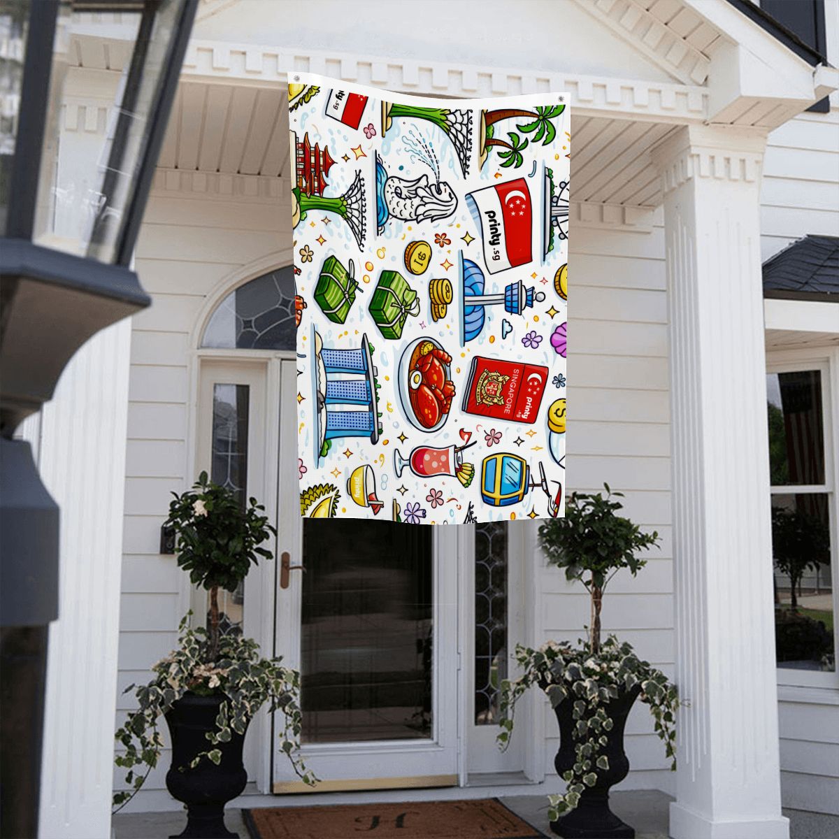 Custom Large Outdoor Decor Flags Double Sided (2:3)