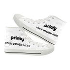 Custom Men's High Top Canvas Shoes (Customized Tongue)