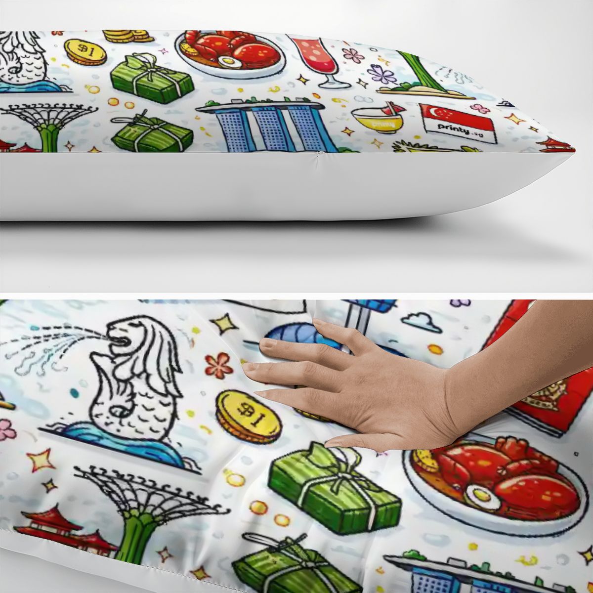 Custom Body Pillow Cover (One-Side Design)