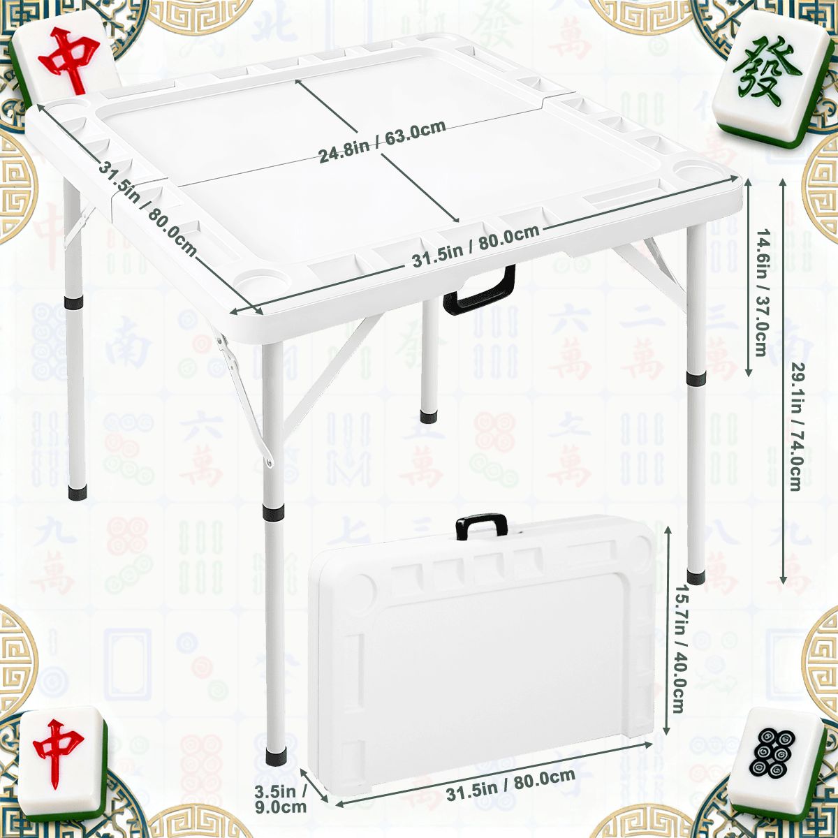 Custom Foldable Mahjong Table