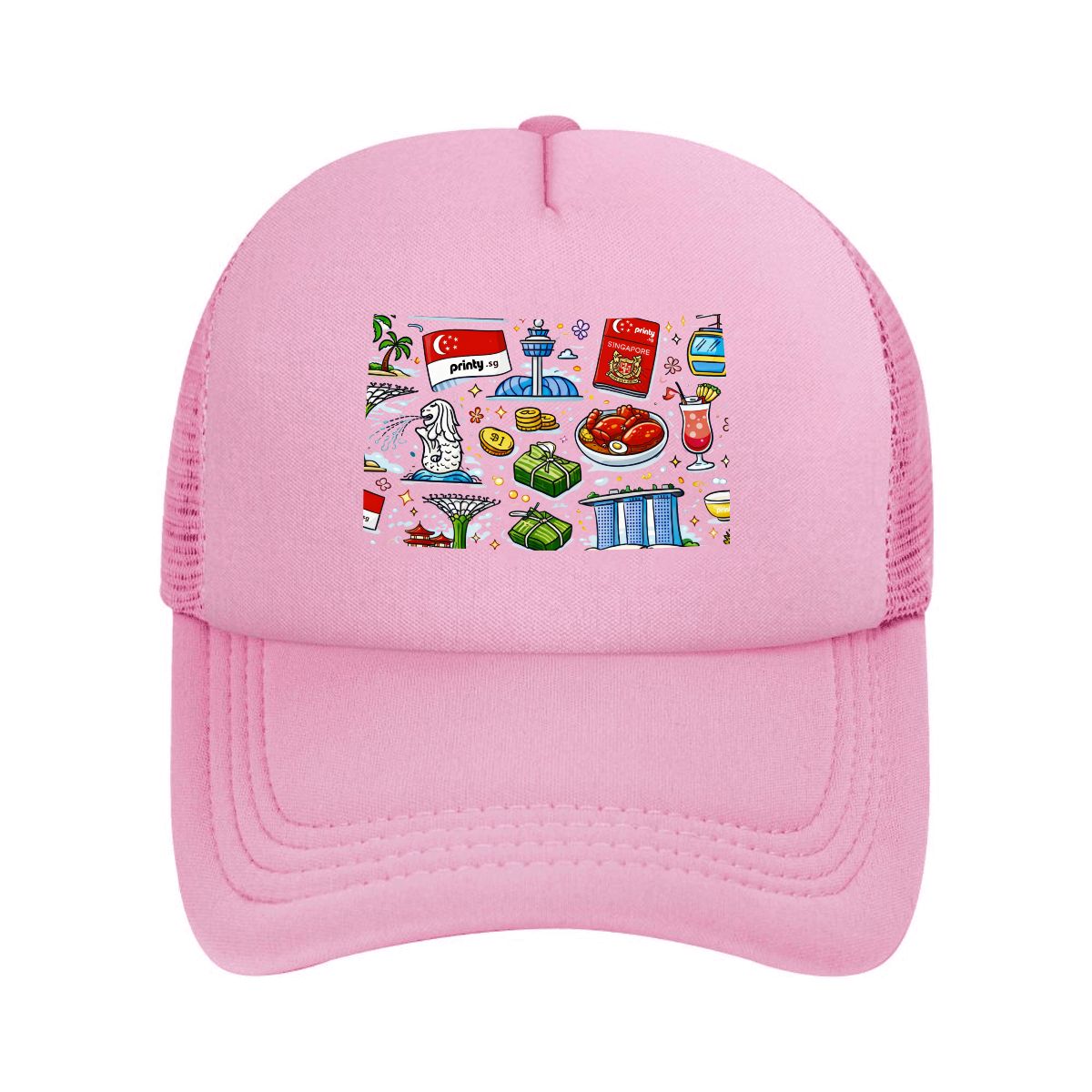 Custom Mesh Baseball Cap (Area Pattern)