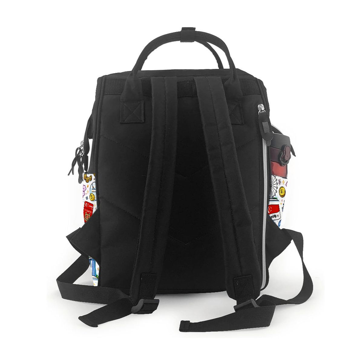 Custom Multifunctional Large Capacity Mommy Backpack Diaper Bag