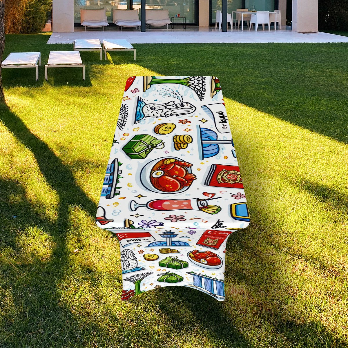 Custom Stretch Table Cloth Rectangle Table Covers
