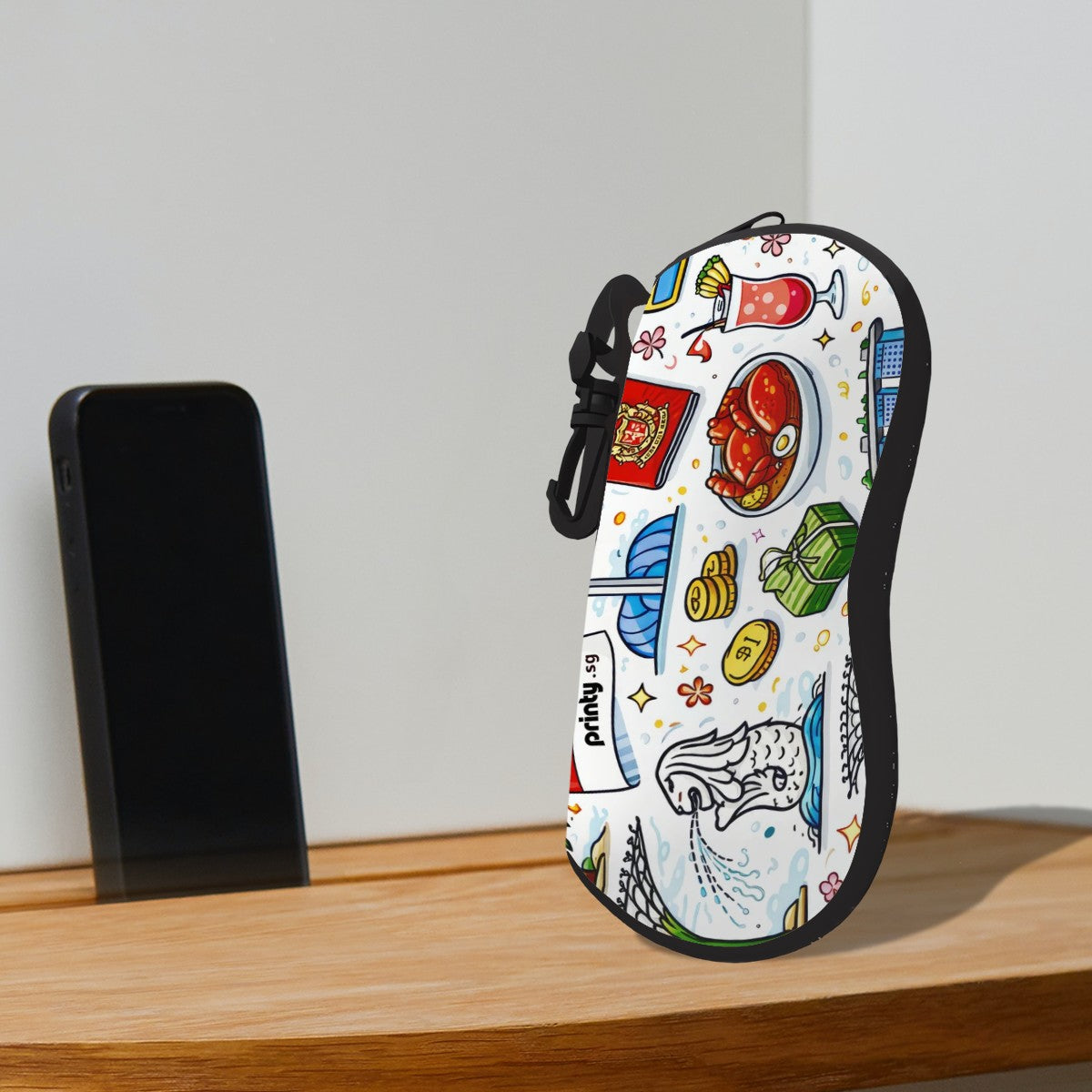 Custom Zipper Glasses Case