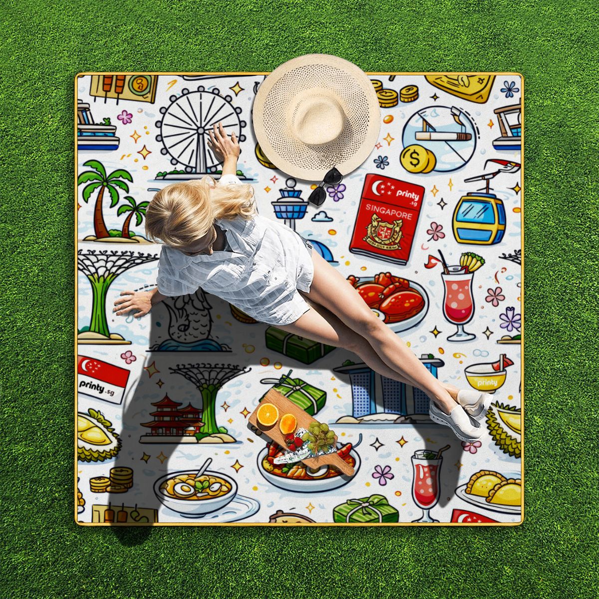 Custom Outdoor Picnic Blanket