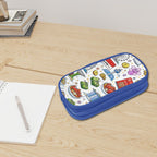Custom Vertical Oxford Large Capacity Double Layer Pencil Case