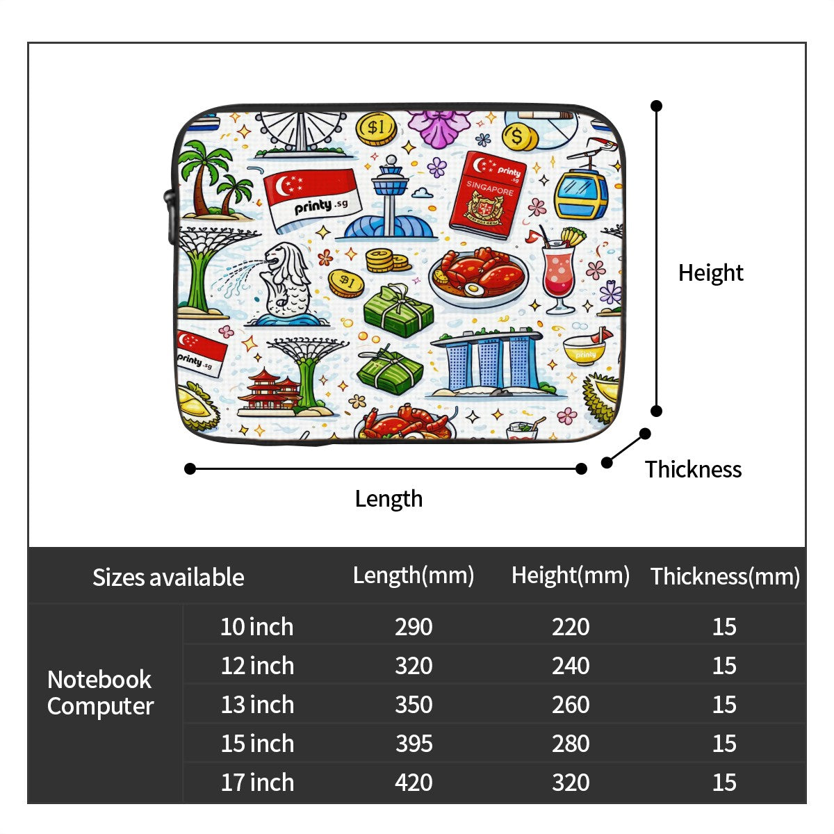 Custom Shock-proof Portable Laptop Bag