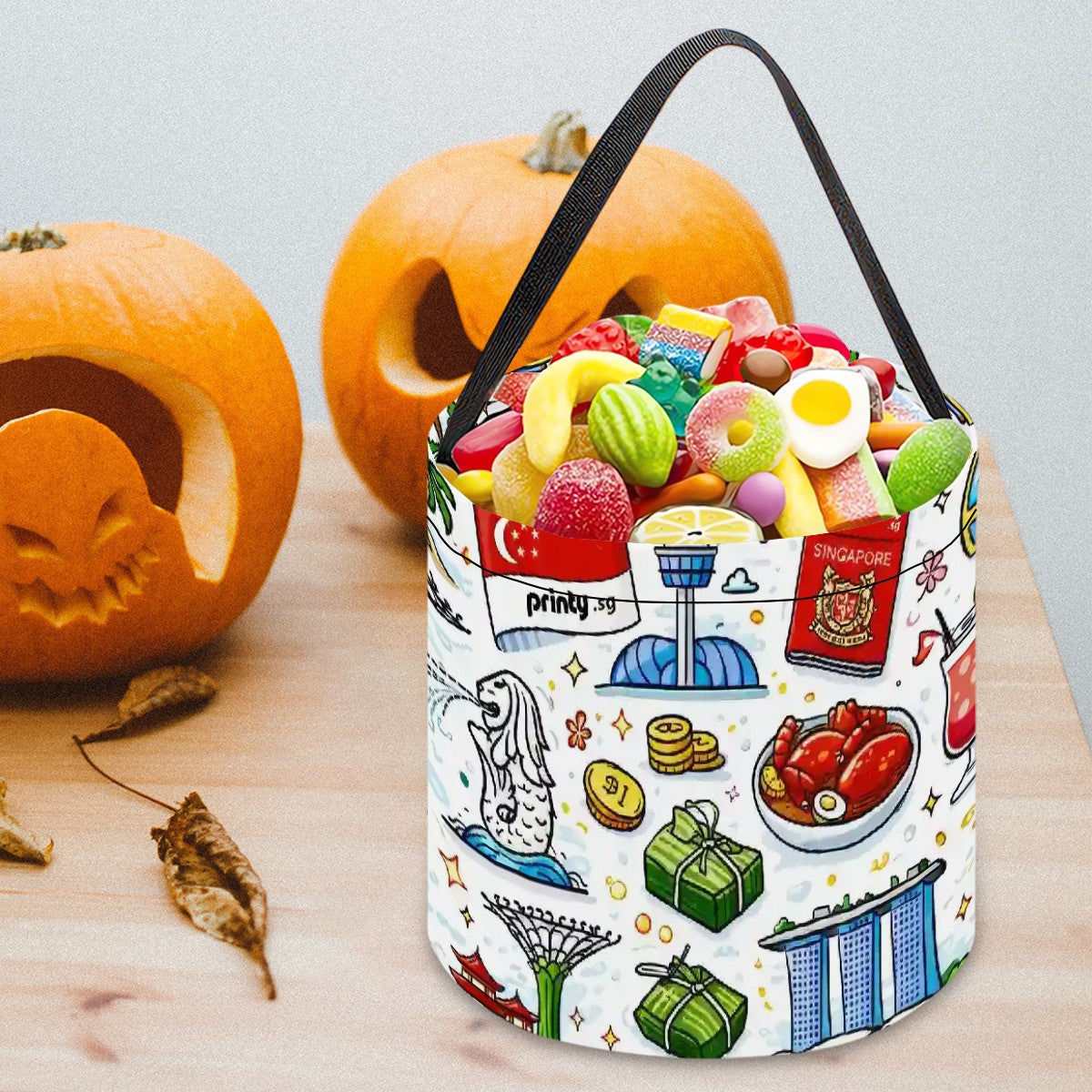 Custom Halloween Candy Bucket