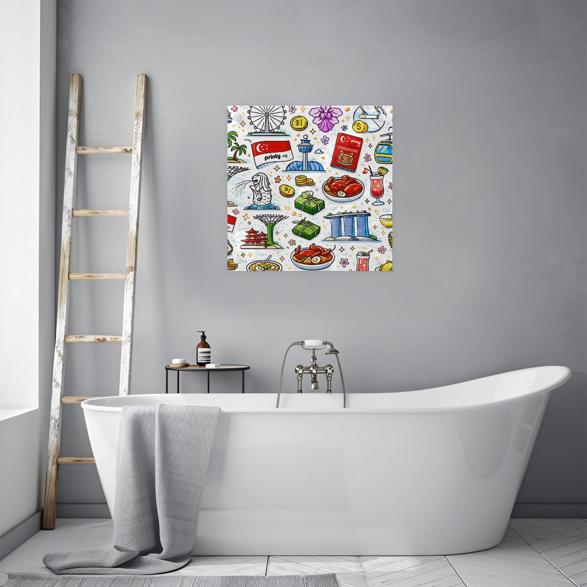 Custom Acrylic Wall Art Prints Square (Punched Type)