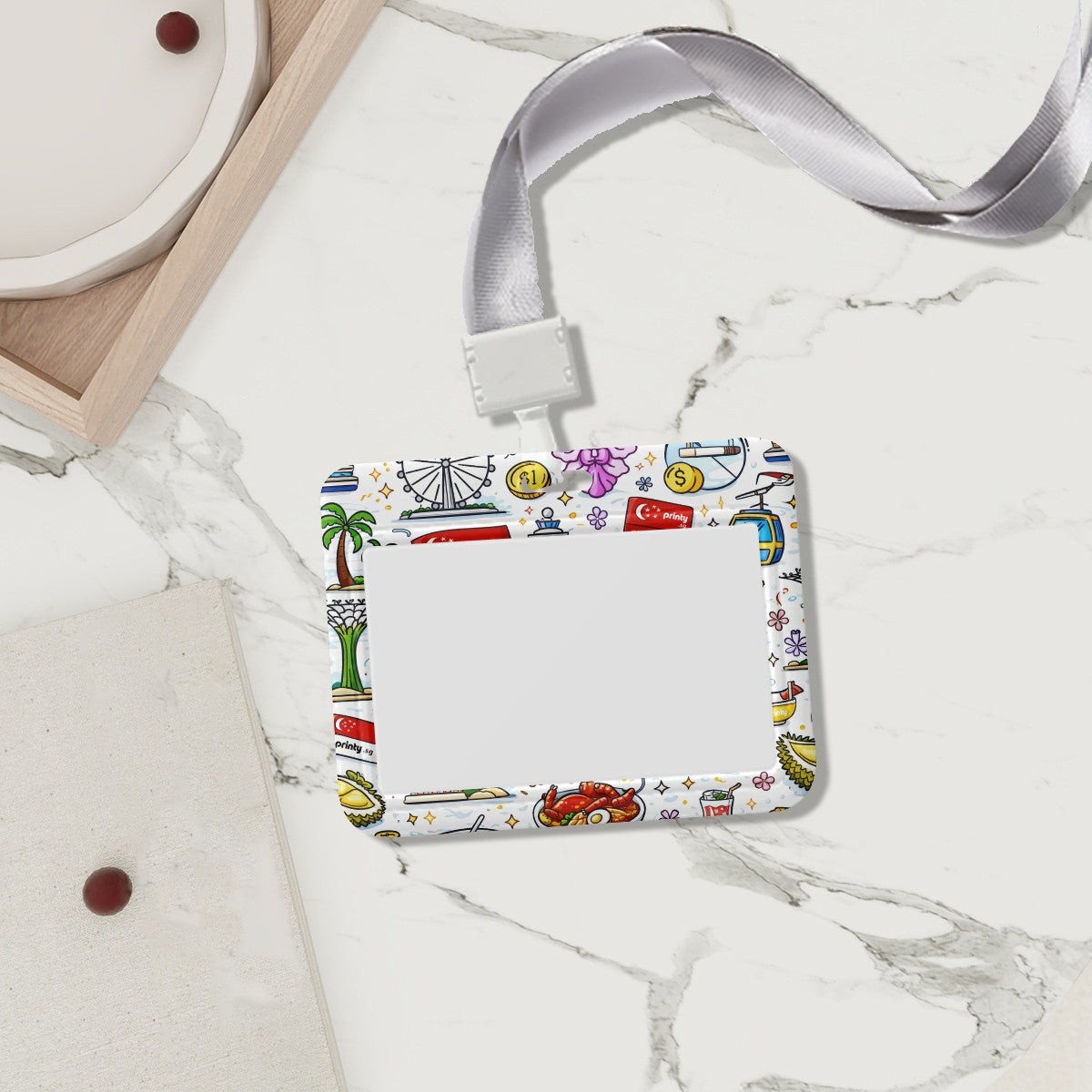 Custom Horizontal ID Badge Holder(Single-Sided Design)