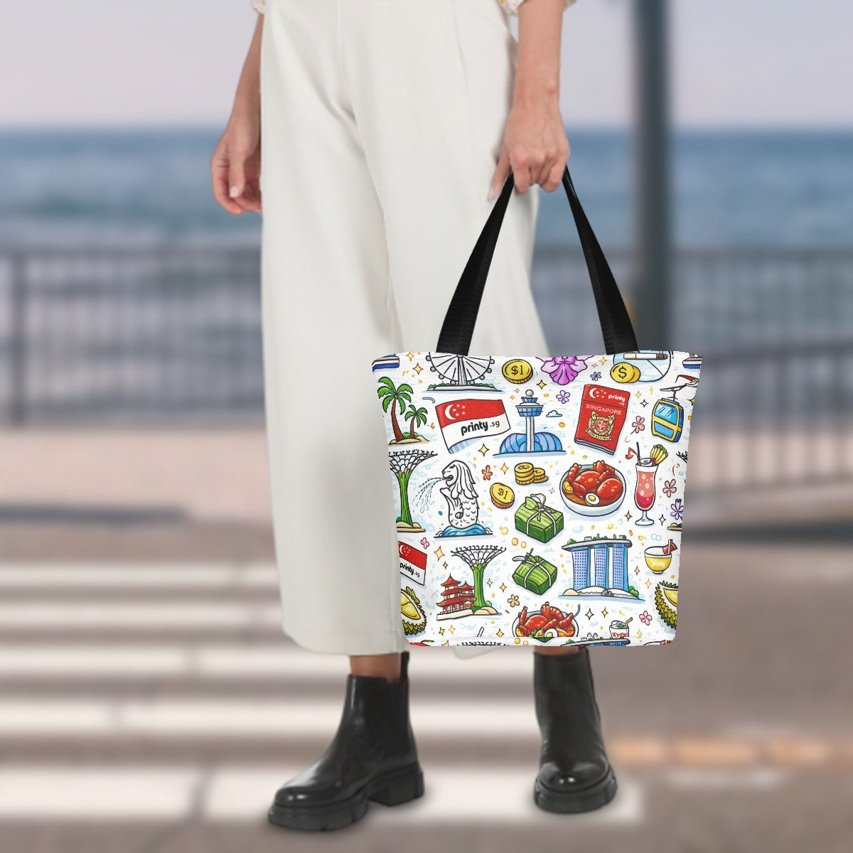 Custom Shoulder Shopping Tote Bag for Women