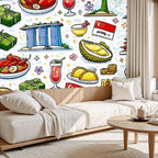 Custom Unpasted Mural Wallpaper 96"x69"