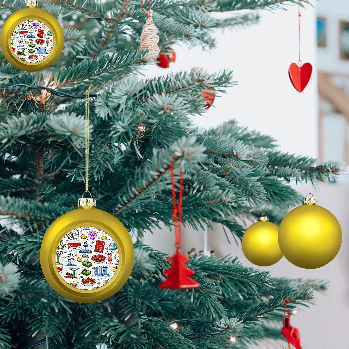 Custom Christmas Ball Ornaments