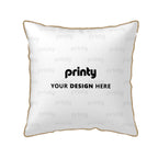 Custom Velvet Bordered Pillow Covers (Double-Sided Design)