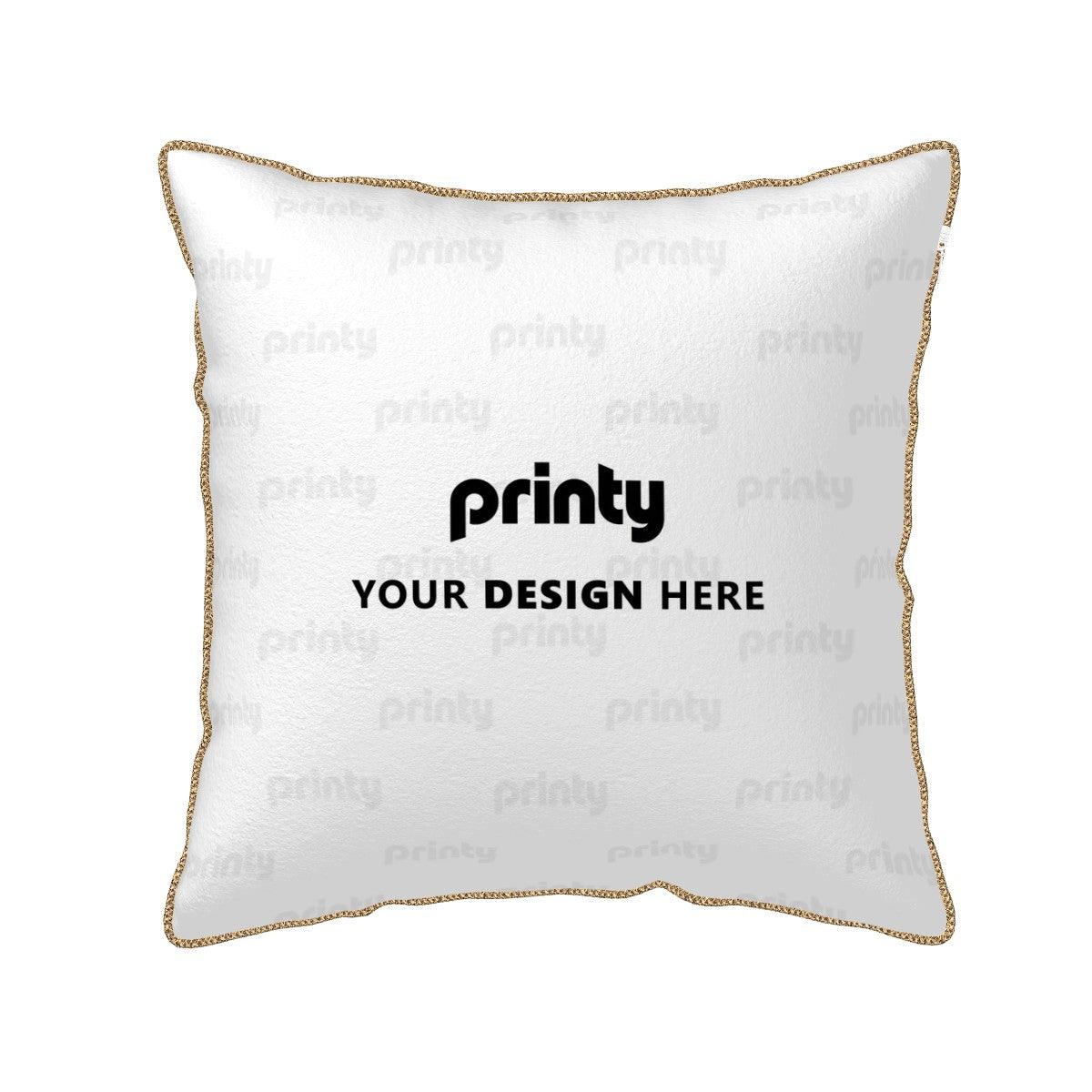 Custom Velvet Bordered Pillow Covers (Double-Sided Design)