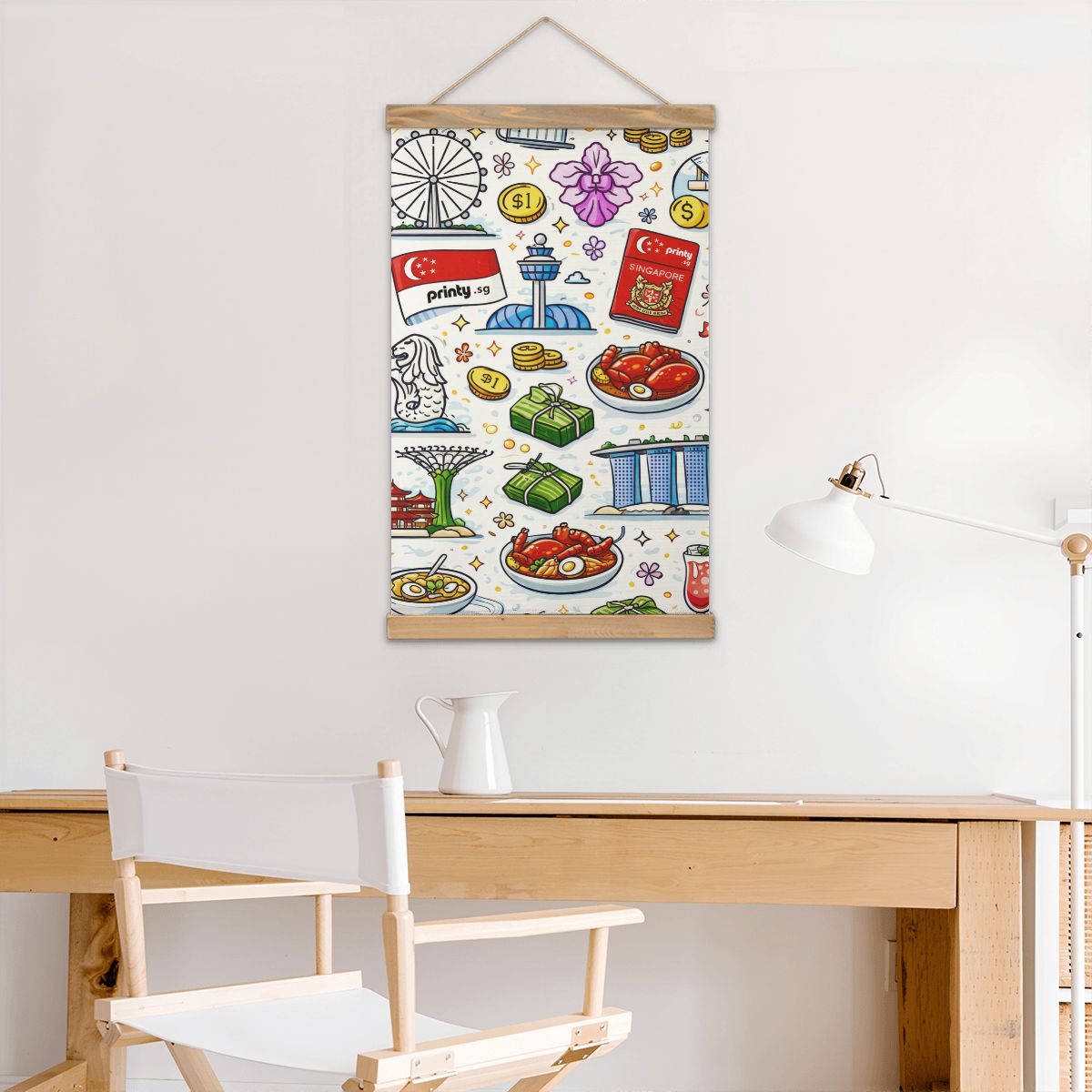 Custom Linen Canvas Wall Art