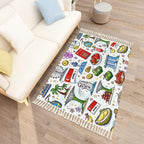 Custom Area Rug with Tassels (3:2)