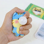 Custom Cute Snot Bubble Plush Keychain