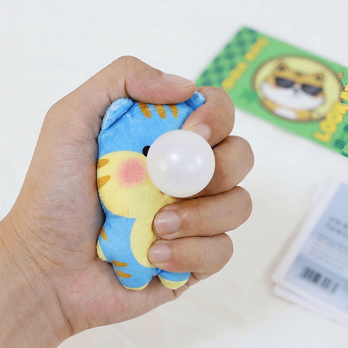 Custom Cute Snot Bubble Plush Keychain