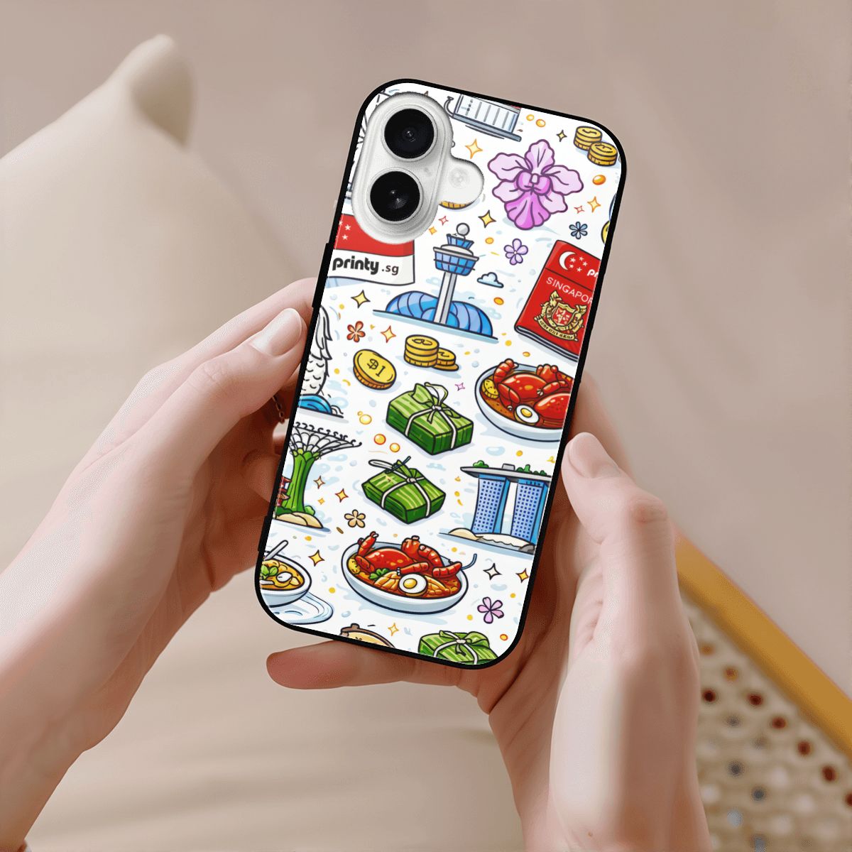 Custom iPhone 16 Glass Phone Case