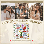 Custom Square Building Block Picture Frame