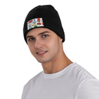 Custom Knitted Hat with Velvet Patches