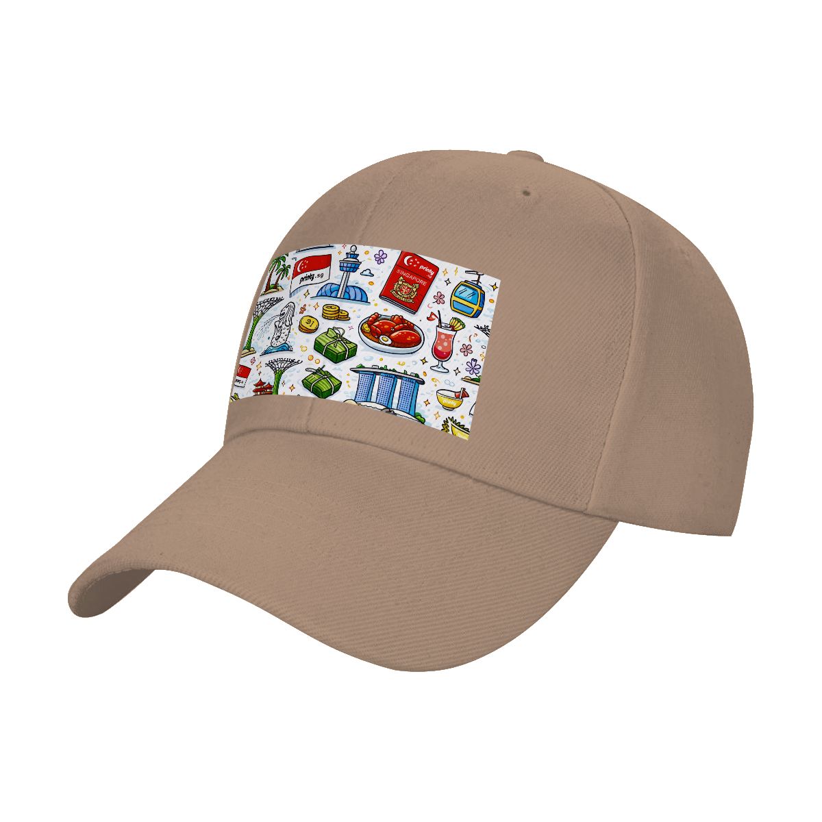 Custom Curved Eaves Trucker Hat (Solid Color)