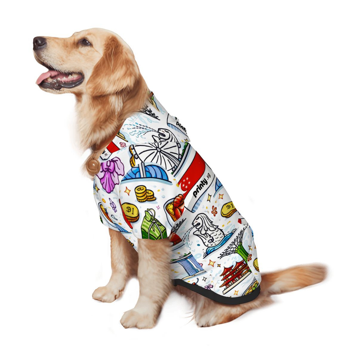 Custom Medium & Large Dog Hoodie Pet Clothes